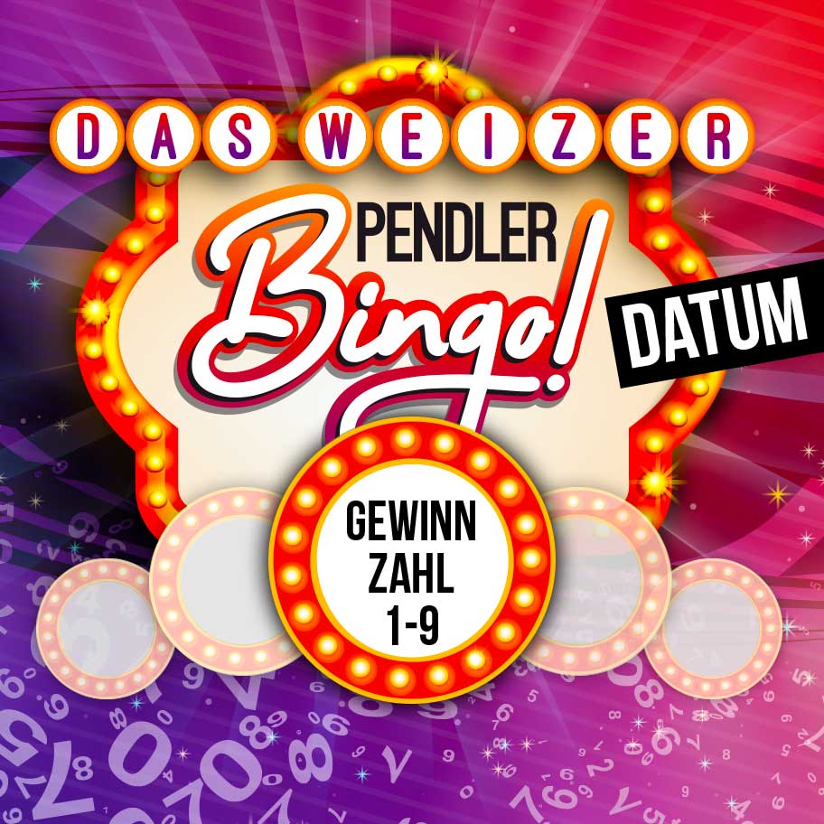 Pendler-Bingo Gewinnzahl